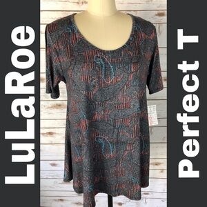 LuLaRoe Grey Perfect T top